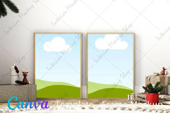 Download Mock Ups Christmas, Mockup, Framed Mock - Premium Resources