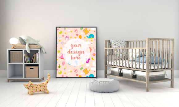 Download A 3d Modern Kids Bedroom Empty Frame - Empty Collection